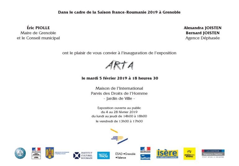 invitation vernissage expo